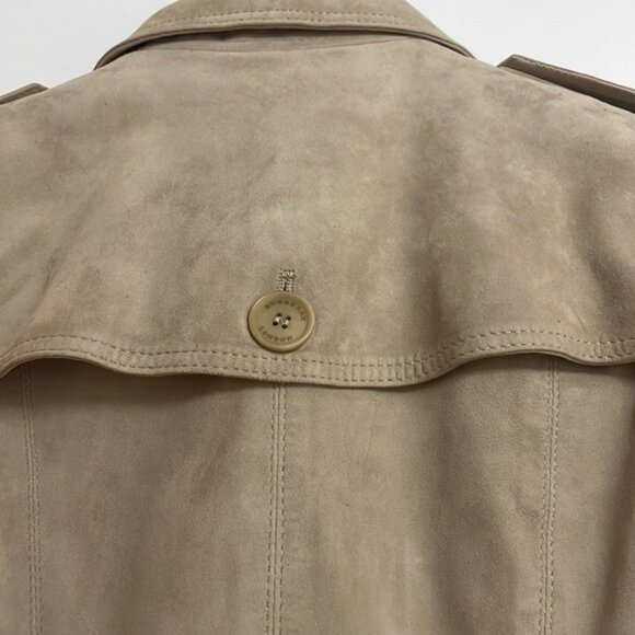 *SOLD*NEW Burberry Runway Suede Trench - Picture 15 of 16